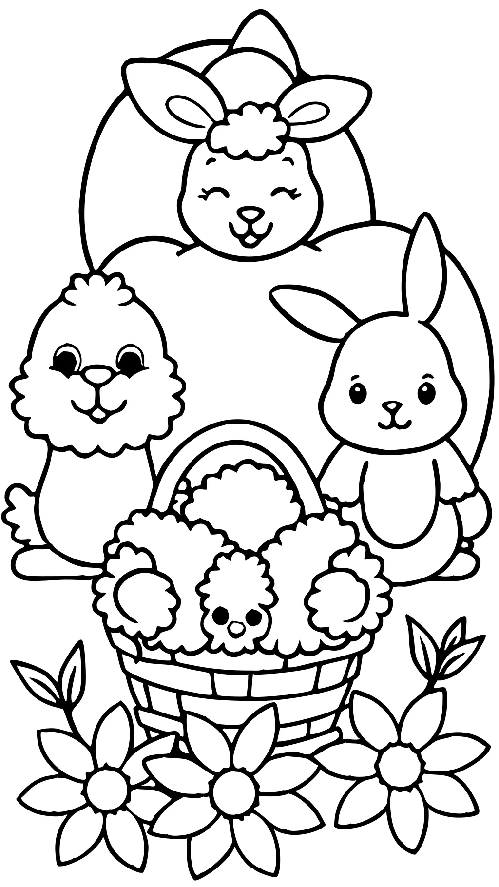 coloriages de Pâques pour enfants